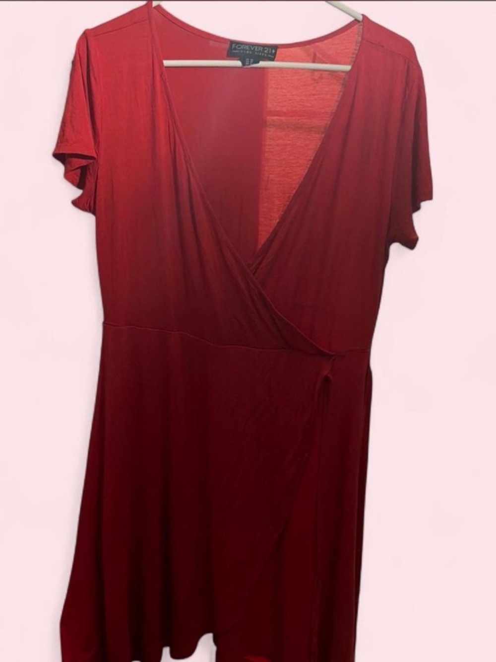 Pink F21 Wrap dress